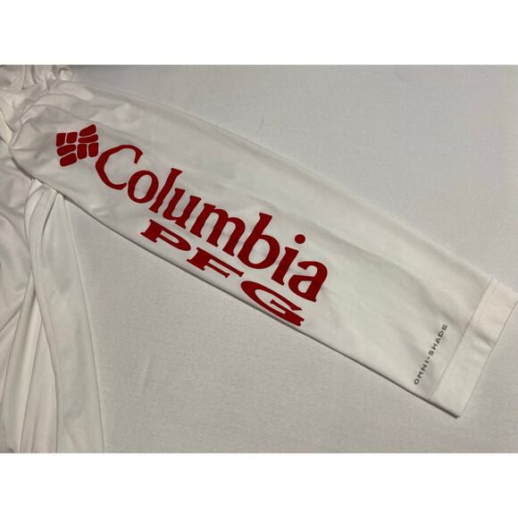 Columbia PFG Shirt Mens 2xl Omni-Shade Long Sleeve Sun Fishing - Picture 7 of 8